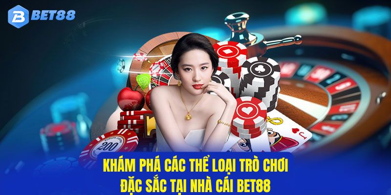 Điểm danh các thể loại game nổi bật tại nhà cái BET88